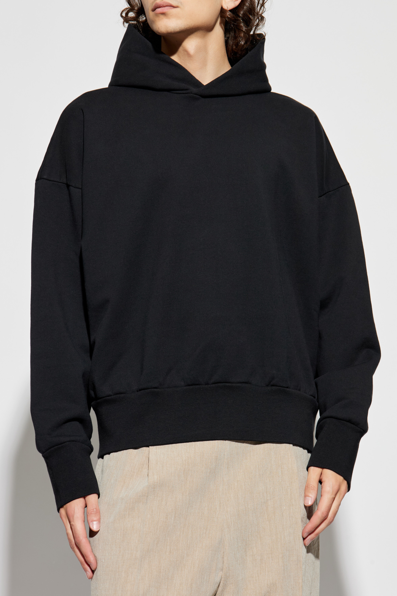【即購入可能】 represent 一番人気 黒スウェット fearofgod FLEECE CREWNECK | ESSENTIALS FEAR OF GOD(エッセンシャルズ